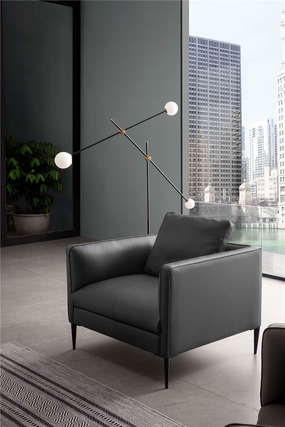 現代辦公沙發ES19003-2